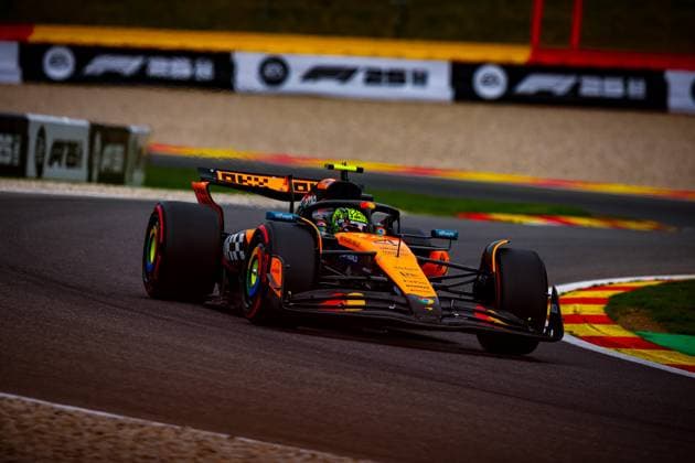 04 Lando Norris, (GRB) McLaren Mercedes MCL39, during the Belgian GP, Spa-Francorchamps 24-27 July 2025 Formula 1 World Championship, WM, Weltmeisterschaft 2025.  Copyright: xFedericoxBasile IPAxSportx xipa-agency.netx xx IPA_61050712 IPA_Agency_IPA61050712