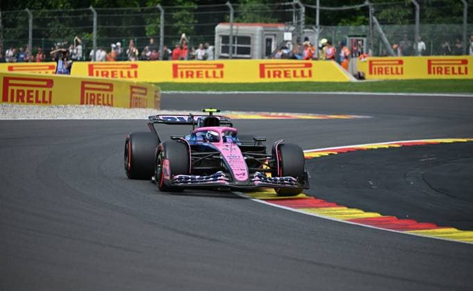 Formula 1 Belgian Grand Prix SPA, BELGIUM - JULY 26: Alpine driver Franco Colapinto (43) takes part in the qualifying session ahead of the Formula 1 Belgian Grand Prix at the 7-kilometer Circuit de Spa-Francorchamps in Spa, Belgium, on July 26, 2025. Dursun Aydemir Anadolu Liege Belgium. Editorial use only. Please get in touch for any other usage.  Copyright: x2025xAnadoluxDursunxAydemirx