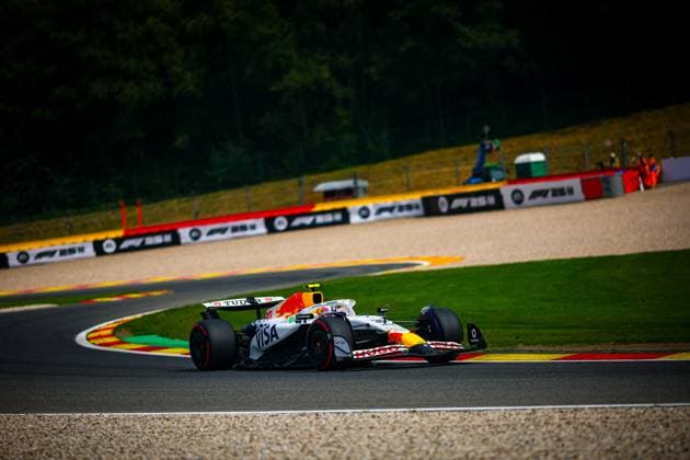 MOTORI - Formula 1 - Belgian Grand Prix 2025 30 Liam Lawson, (NZL) Racing Bulls, RB VCARB 02 Honda, during the Belgian GP, Spa-Francorchamps 24-27 July 2025 Formula 1 World Championship, WM, Weltmeisterschaft 2025. Belgium Belgium  Copyright: xIPAxSport ABACAx