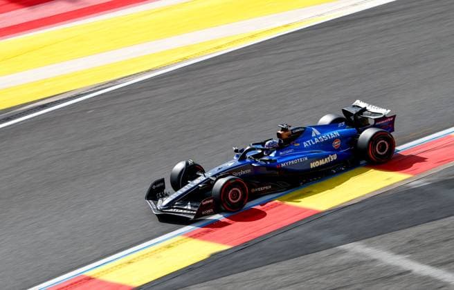 23 Alexander Albon (THA, Atlassian Williams Racing), F1 Grand Prix of Belgium at Circuit de Spa-Francorchamps on July 26, 2025 in Spa-Francorchamps, Belgium. (Photo by HOCH ZWEI) Spa-Francorchamps Belgium