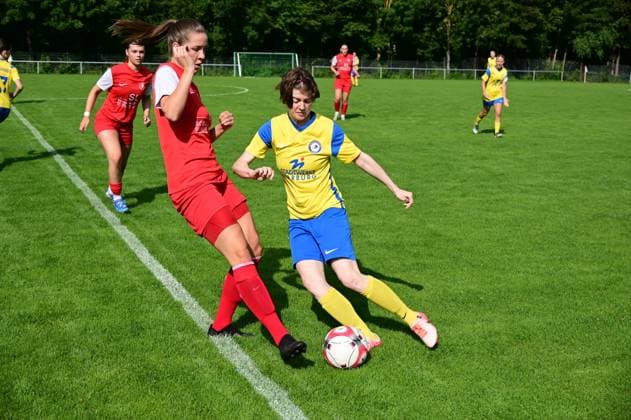 26.07.2025 xkhx Kassel Regionalliga Süd Saison 2025 2026 Frauen KSV Hessen Kassel - SF BG Marburg Nina Dietrich (KSV Hessen Kassel ) gegen Nathalie Erbes (SF BG Marburg)