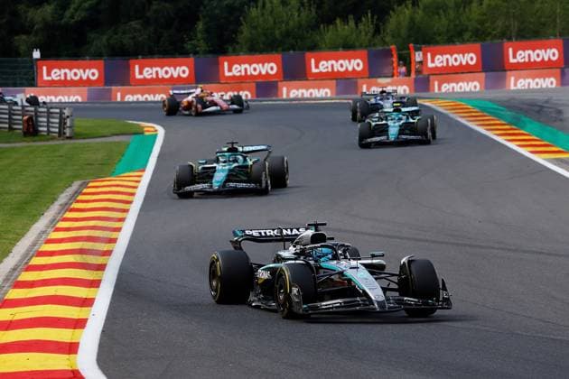 FORMULA 1 MOET & CHANDON BELGIAN GRAND PRIX 2025 26.07.2025, Circuit de Spa-Francorchamps, Spa-Franchorchamps, FORMULA 1 MOET & CHANDON BELGIAN GRAND PRIX 2025 , im Bild George Russell (GBR), Mercedes-AMG Petronas Formula One Team
