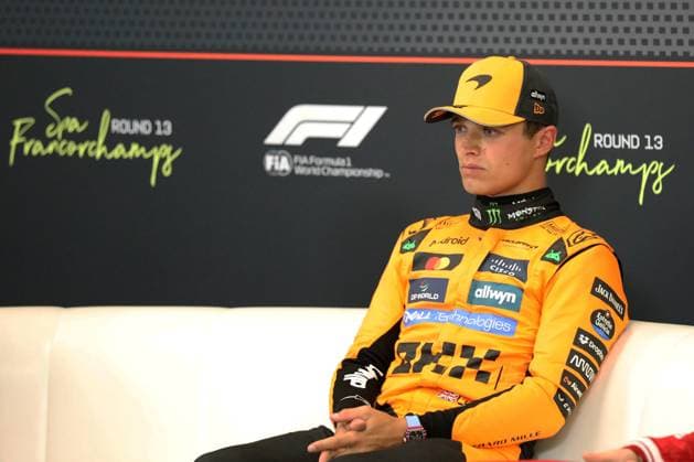 Stavelot, Belgien 24.- 27. Juli 2025: FIA - Formel 1 - WM - Großer Preis Belgien - Circuit de Spa-Francorchamps - 2025 - Qualifying Samstag Im Bild: Lando Norris (GBR) holt die Pole Position in Spa-Francorchamps Circuit de Spa-Francorchamps Copyright: xFotostandx xHorstxBernhardtx