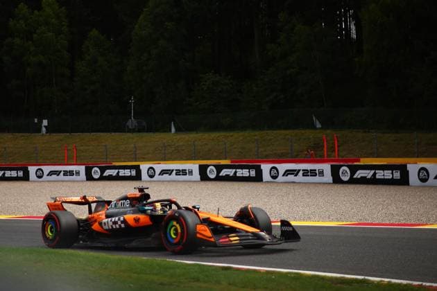 Belgian Grand Prix Oscar Piastri of McLaren Formula 1 Team on track during qualifying for the F1 Grand Prix of Belgium at Spa-Francorchamps on July 26, 2025 in Stavelot, Belgium. Stavelot Spa-Francorchamps Belgium Copyright: xBasilex