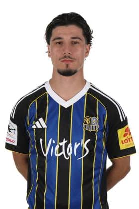15.07.2025 - 3.Liga - 1.FC Saarbruecken - Fotoshooting - Fototermin - Fussball - Saison 2025 26 - SB - Foto-Termin des Drittligisten 1.FC Saarbrücken am 15.07.2025 , in Saarbrücken . Im Bild Mohamed Amine Naifi (25, 1. FC Saarbruecken). Saarbrücken Ludwigspark Saarland Deutschland