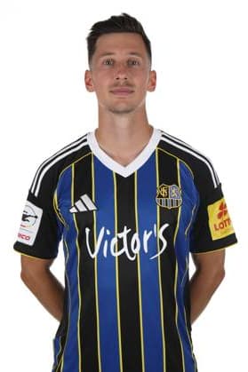 15.07.2025 - 3.Liga - 1.FC Saarbruecken - Fotoshooting - Fototermin - Fussball - Saison 2025 26 - SB - Foto-Termin des Drittligisten 1.FC Saarbrücken am 15.07.2025 , in Saarbrücken . Im Bild Till Sebastian Schumacher (33, 1. FC Saarbruecken). Saarbrücken Ludwigspark Saarland Deutschland
