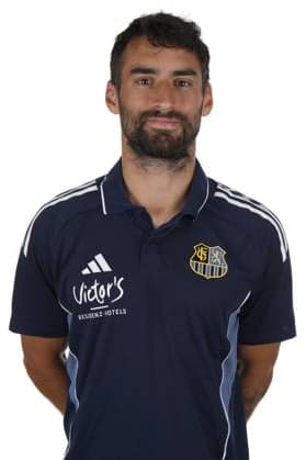 15.07.2025 - 3.Liga - 1.FC Saarbruecken - Fotoshooting - Fototermin - Fussball - Saison 2025 26 - SB - Foto-Termin des Drittligisten 1.FC Saarbrücken am 15.07.2025 , in Saarbrücken . Im Bild Max Smith (1. FC Saarbruecken) Saarbrücken Ludwigspark Saarland Deutschland