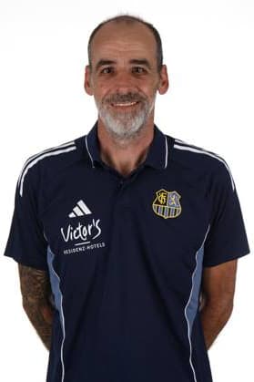 15.07.2025 - 3.Liga - 1.FC Saarbruecken - Fotoshooting - Fototermin - Fussball - Saison 2025 26 - SB - Foto-Termin des Drittligisten 1.FC Saarbrücken am 15.07.2025 , in Saarbrücken . Im Bild Physiotherapeut Paulo da Palma (1. FC Saarbruecken). Saarbrücken Ludwigspark Saarland Deutschland