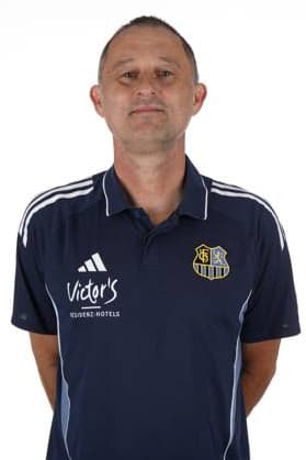 15.07.2025 - 3.Liga - 1.FC Saarbruecken - Fotoshooting - Fototermin - Fussball - Saison 2025 26 - SB - Foto-Termin des Drittligisten 1.FC Saarbrücken am 15.07.2025 , in Saarbrücken . Im Bild Physiotherapeut Frank Sänger (1. FC Saarbruecken). Saarbrücken Ludwigspark Saarland Deutschland