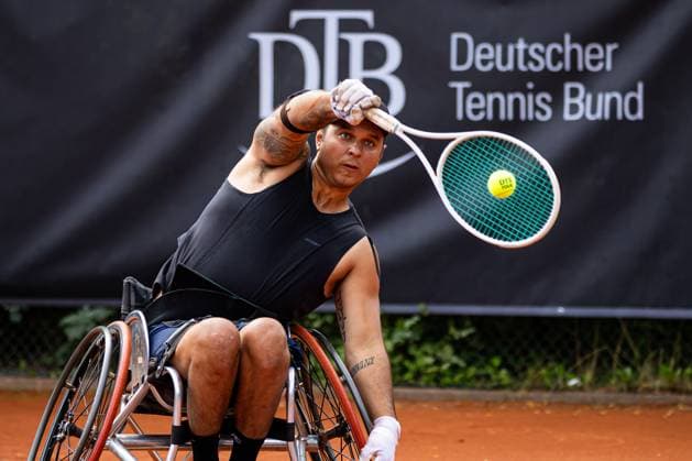 Andrew BOGDANOV (USA) - Sieger Quads, 35. German Open - Beate Loddenkemper Trophy 2025 - Finaltag, Berlin, SV Zehlendorfer Wespen, 27.07.2025, Copyright: xClaudioxGärtnerx