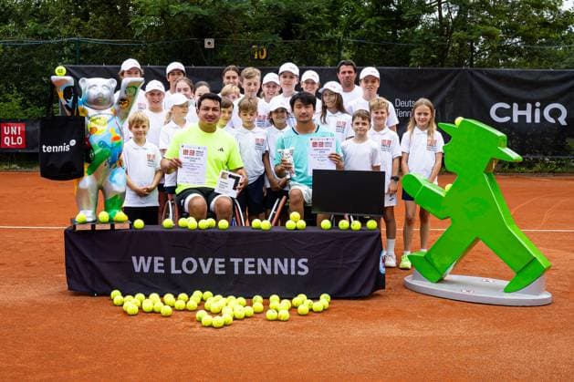 Siegerehrungen Herren Einzel: Alexander CATALDO (CHI) (2. Platz) und Zhenxu JI (CHN) (Sieger), 35. German Open - Beate Loddenkemper Trophy 2025 - Finaltag, Berlin, SV Zehlendorfer Wespen, 27.07.2025, Copyright: xClaudioxGärtnerx