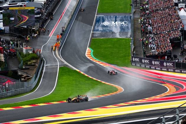 F1 - BELGIAN GRAND PRIX 2025 81 PIASTRI Oscar (aus), McLaren F1 Team MCL39, action during the 2025 Formula 1 Belgian Grand Prix, 13th round of the 2025 FIA Formula One World Championship, WM, Weltmeisterschaft from July 25 to 27, 2025 on the Circuit de Spa-Francorchamps, in Stavelot, Belgium -  Copyright: xANTONINxVINCENTx