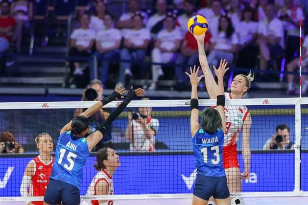 LODZ 27.07.2025 SIATKOWKA KOBIET LIGA NARODOW 2025 - MECZ O 3. MIEJSCE: POLSKA - JAPONIA --- WOMENS VOLLEYBALL NATIONS LEAGUE 2025 FINALS - 3RD PLACE MATCH IN LODZ: POLAND - JAPAN MAGDALENA STYSIAK FOT. ANNA KLEPACZKO FOTOPYK NEWSPIX.PL --- newspix.pl 