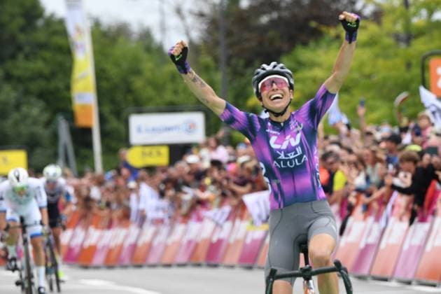 Sport Bilder des Tages TOUR DE FRANCE DES FEMMES PHOTOPQR LE TELEGRAMME Nicolas Creach ; ; 27 07 2025 ; Cyclisme Saison 2025 27 juillet 2025 2 ème étape du tour de france femmes Brest - Quimper Mavi Garcia remporte la 2 ème étape Photos Nicolas Créach - 4th edition of the Women’s Tour de France Brest - Quimper July 27, 2025 France  Copyright: xPHOTOPQR LExTELEGRAMME MAXPPPxNicolasxCreachx 20250727TGB6791 20250727TGB6791