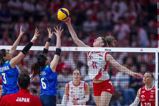 27.07.2025 LODZ ULICA BANDURSKIEGO ATLAS ARENA LIGA NARODOW KOBIET 2025 ( NATION™S LEAGUE VOLLEY 2025 WOMEN ) MECZ POLSKA - JAPONIA ( GAME POLAND - JAPAN ) NZ MARTYNA LUKASIK FOTO LUKASZ GROCHALA CYFRASPORT NEWSPIX.PL --- Newspix.pl  20250727CSLG0004