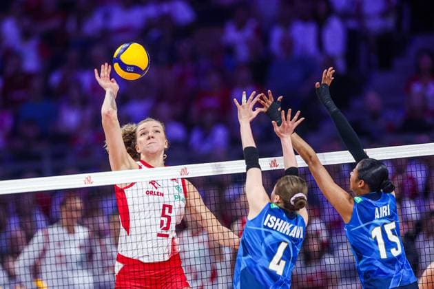 27.07.2025 LODZ ULICA BANDURSKIEGO ATLAS ARENA LIGA NARODOW KOBIET 2025 ( NATION™S LEAGUE VOLLEY 2025 WOMEN ) MECZ POLSKA - JAPONIA ( GAME POLAND - JAPAN ) NZ KORNELUK AGNIESZKA FOTO LUKASZ GROCHALA CYFRASPORT NEWSPIX.PL --- Newspix.pl  20250727CSLG0016