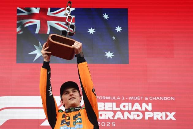 F1 Belgian Grand Prix 2025 Oscar Piastri of McLaren after the Formula 1 Belgian Grand Prix at Spa-Francorchamps in Spa, Belgium on July 27, 2025. Spa Belgium  Copyright: xJakubxPorzyckix originalFilename:porzycki-f1belgia250727_npcvZ.jpg
