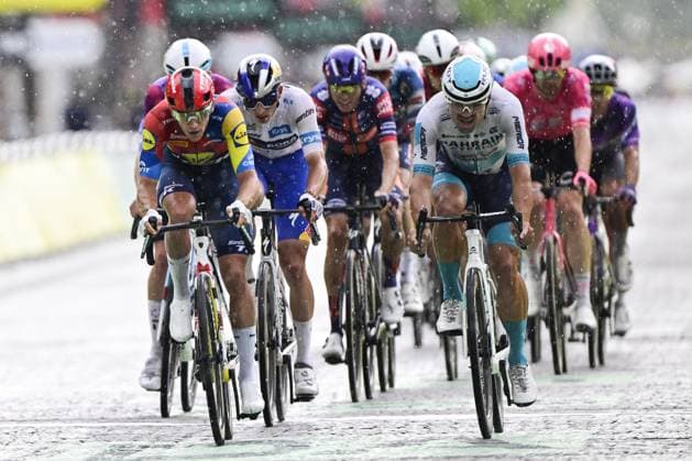 Belgian Thibau Nys of Lidl-Trek pictured in action during stage 21 of the 2025 Tour de France cycling race, from Mantes-la-Ville to Paris (120km), on Sunday 27 July 2025 in France. The 112th edition of the Tour de France starts on Saturday 5 July in Lille, France, and will finish in Paris, France on the 27th of July. DIRKxWAEM  x130126715x