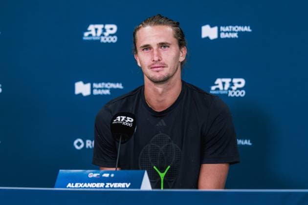 July 27, 2025, Toronto, Ontario, Canada: ALEXANDER ZVEREV of Germany is seen during a press conference, PK, Pressekonferenz at the 2025 National Bank Open at Sobeys Stadium in Toronto, Ontario. Toronto Canada - ZUMAt160 20250727_zip_t160_004 Copyright: xMathewxTsangx