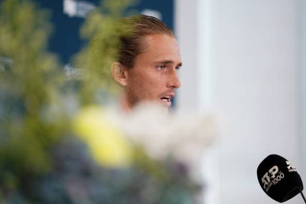 ATP, Tennis Herren Masters 1000 National Bank Open Toronto - Alexander Zverev press conference, PK, Pressekonferenz Alexander Zverev speaks during a press conference on day 2 of the ATP Masters 1000 National Bank Open at Sobeys Stadium. on July 27, 2025 in Toronto, Canada. (Photo by Leonardo Ramirez Eyepix Group) Copyright: xLeonardoxRamirez xEyepixxGroupx LR-27072025-01661