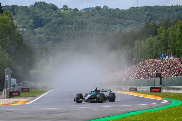 Formel 1 GP Spa Belgien. Sonntag, 27.07.2025 George Russell 63, Mercedes-AMG Petronas F1 Team; Formel 1 GP Spa Belgien. Sonntag, 27.07.2025 Copyright: xBEAUTIFULxSPORTS Erlhofx