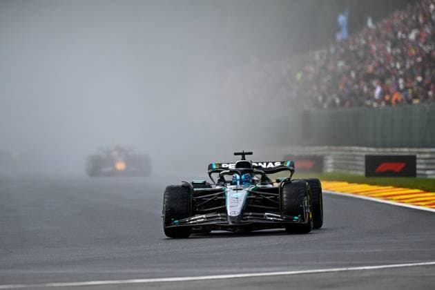 Formel 1 GP Spa Belgien. Sonntag, 27.07.2025 George Russell 63, Mercedes-AMG Petronas F1 Team; Formel 1 GP Spa Belgien. Sonntag, 27.07.2025 Copyright: xBEAUTIFULxSPORTS Erlhofx