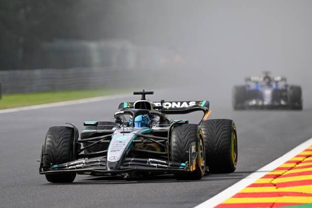 Formel 1 GP Spa Belgien. Sonntag, 27.07.2025 George Russell 63, Mercedes-AMG Petronas F1 Team; Formel 1 GP Spa Belgien. Sonntag, 27.07.2025 Copyright: xBEAUTIFULxSPORTS Erlhofx