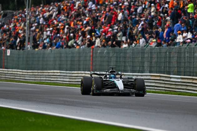 Formel 1 GP Spa Belgien. Sonntag, 27.07.2025 George Russell 63, Mercedes-AMG Petronas F1 Team; Formel 1 GP Spa Belgien. Sonntag, 27.07.2025 Copyright: xBEAUTIFULxSPORTS Erlhofx