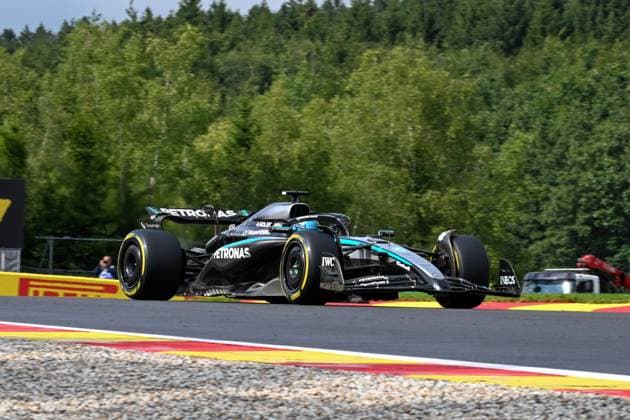 Formel 1 GP Spa Belgien. Sonntag, 27.07.2025 George Russell 63, Mercedes-AMG Petronas F1 Team; Formel 1 GP Spa Belgien. Sonntag, 27.07.2025 Copyright: xBEAUTIFULxSPORTS Erlhofx