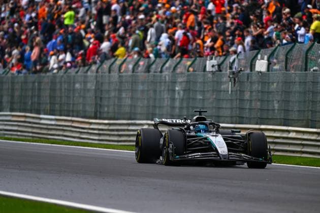 Formel 1 GP Spa Belgien. Sonntag, 27.07.2025 George Russell 63, Mercedes-AMG Petronas F1 Team; Formel 1 GP Spa Belgien. Sonntag, 27.07.2025 Copyright: xBEAUTIFULxSPORTS Erlhofx