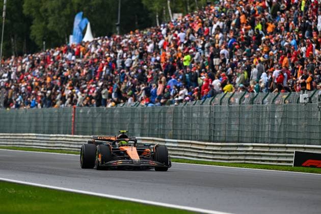 Formel 1 GP Spa Belgien. Sonntag, 27.07.2025 Lando Norris 4, McLaren Formula 1 Team; Formel 1 GP Spa Belgien. Sonntag, 27.07.2025 Copyright: xBEAUTIFULxSPORTS Erlhofx