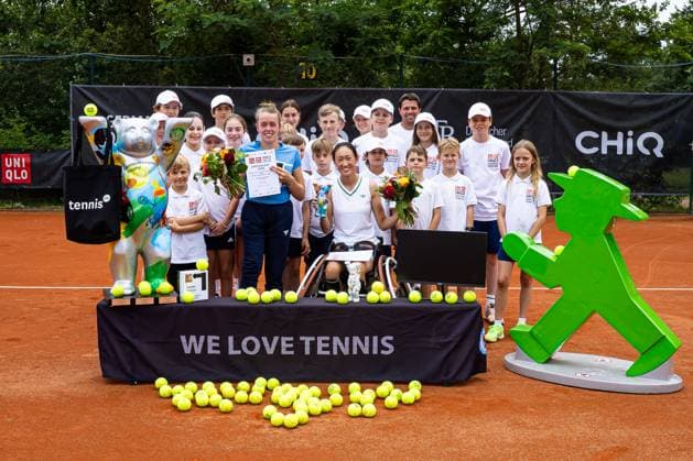 Siegerehrungen Damen Einzel: Jinte BOS NED (2. Platz) und Luoyao GUO (CHN) (Siegerin), 35. German Open - Beate Loddenkemper Trophy 2025 - Finaltag, Berlin, SV Zehlendorfer Wespen, 27.07.2025, Copyright: xClaudioxGärtnerx