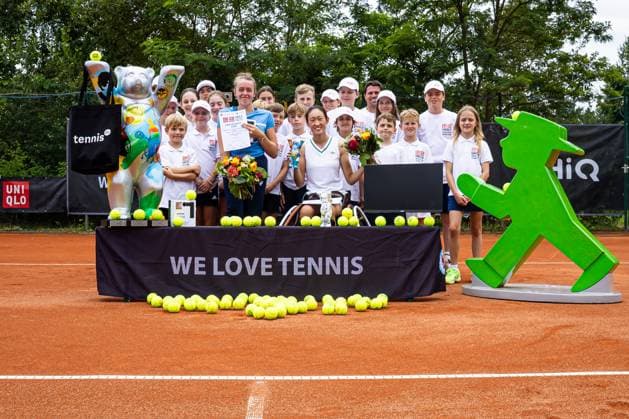 Siegerehrungen Damen Einzel: Jinte BOS NED (2. Platz) und Luoyao GUO (CHN) (Siegerin), 35. German Open - Beate Loddenkemper Trophy 2025 - Finaltag, Berlin, SV Zehlendorfer Wespen, 27.07.2025, Copyright: xClaudioxGärtnerx