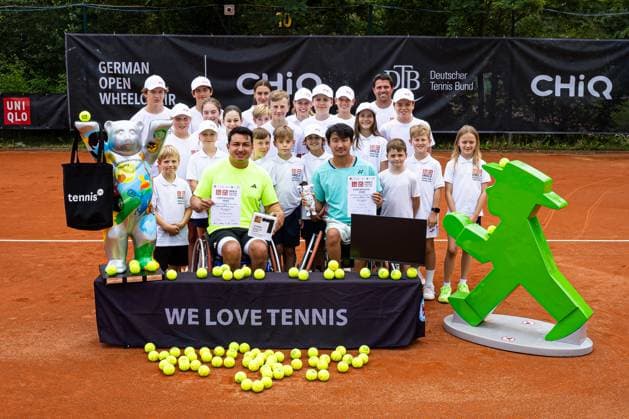 Siegerehrungen Herren Einzel: Alexander CATALDO (CHI) (2. Platz) und Zhenxu JI (CHN) (Sieger), 35. German Open - Beate Loddenkemper Trophy 2025 - Finaltag, Berlin, SV Zehlendorfer Wespen, 27.07.2025, Copyright: xClaudioxGärtnerx
