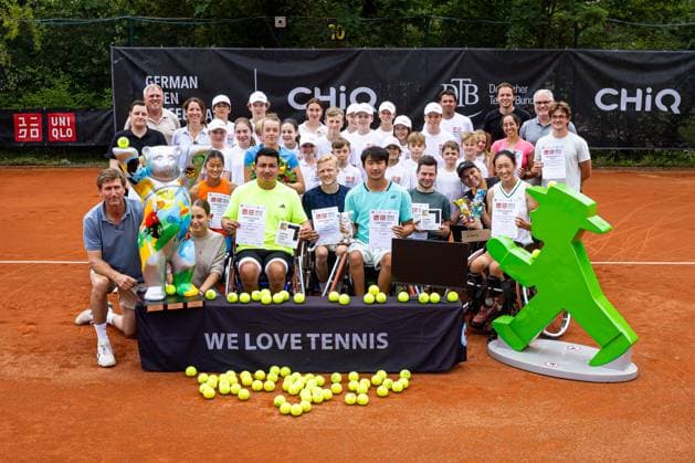 Siegerehrungen: Abschussfoto aller Finalisten, 35. German Open - Beate Loddenkemper Trophy 2025 - Finaltag, Berlin, SV Zehlendorfer Wespen, 27.07.2025, Copyright: xClaudioxGärtnerx
