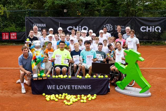 Siegerehrungen: Abschussfoto aller Finalisten, 35. German Open - Beate Loddenkemper Trophy 2025 - Finaltag, Berlin, SV Zehlendorfer Wespen, 27.07.2025, Copyright: xClaudioxGärtnerx