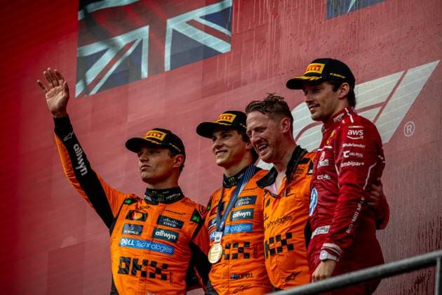 STAVELOT, BELGIUM: Oscar Piastri, racing for the McLaren F1 team during the 2025 Formula 1 Belgian Grand Prix at the Circuit de Spa-Francorchamps in Stavelot, Belgium