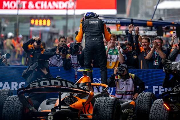 STAVELOT, BELGIUM: Alex Dunne, , at the 2025 Formula 1 Belgian Grand Prix at the Circuit de Spa-Francorchamps in Stavelot, Belgium.