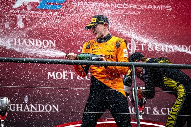 STAVELOT, BELGIUM: Alex Dunne, , at the 2025 Formula 1 Belgian Grand Prix at the Circuit de Spa-Francorchamps in Stavelot, Belgium.