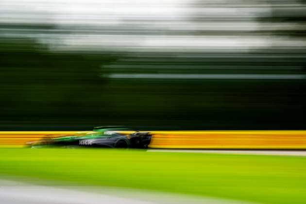 STAVELOT, BELGIUM: Gabriel Bortoleto, racing for the Stake F1 Team team during the 2025 Formula 1 Belgian Grand Prix at the Circuit de Spa-Francorchamps in Stavelot, Belgium
