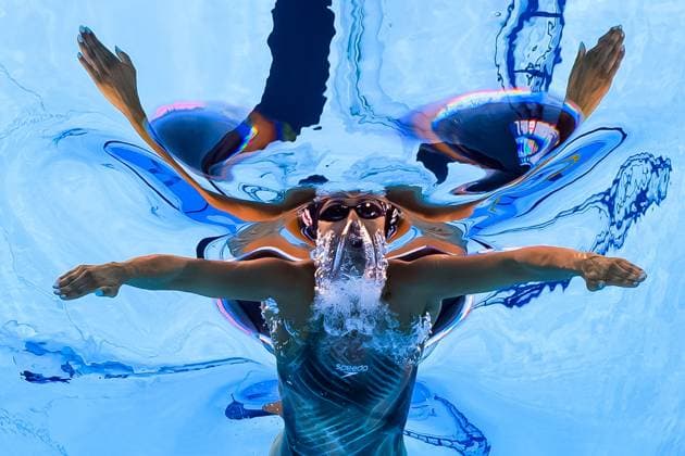 250728 Anna Elendt of Germany competes in women™s 100 meters breaststroke swimming semifinal during day 18 of the World Aquatics Championships on July 28, 2025 in Singapore. Photo: Joel Marklund BILDBYRAN kod JM JM0711 bbeng simning swimming svomming sim-vm vm sim-vm 2025 world aquatics championships 2025 dam *** 250728 Anna Elendt of Germany competes in women™s 100 meters breaststroke swimming semifinal during day 18 of the World Aquatics Championships on July 28, 2025 in Singapore Photo Joel Marklund BILDBYRAN kod JM JM0711 bbeng simning swimming svomming sim vm vm sim vm 2025 world aquatics championships 2025 dam  Copyright: JOELxMARKLUND BB250728JM123