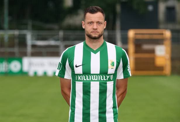 Teampraesentation Chemie Leipzig Regionalliga Janik Mäder Maeder (7, Chemie), BSG Chemie Leipzig; Regionalliga Nordost, Porträttermin 2025 2026 , Leipzig, 26.07.2025, Alfred-Kunze-Sportpark, Fußball , Nur zur redaktionellen Nutzung. Only editorial use.