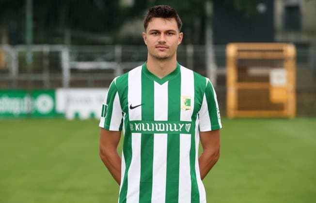 Teampraesentation Chemie Leipzig Regionalliga Lorenz Hollenbach ( 3, Chemie), BSG Chemie Leipzig; Regionalliga Nordost, Porträttermin 2025 2026 , Leipzig, 26.07.2025, Alfred-Kunze-Sportpark, Fußball , Nur zur redaktionellen Nutzung. Only editorial use.