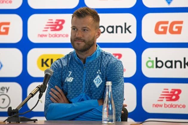 2025.07.28 Lublin Pilka nozna Liga Mistrzow UEFA sezon 2025 2026 Konferencja prasowa przed meczem Dinamo Kijow - Hamrun Spartans N z Andriy Yarmolenko Foto Wojciech Szubartowski PressFocus 2025.07.28 Lublin Football UEFA Champions League season 2025 2026 press conference, PK, Pressekonferenz before match Dinamo Kyiv - Hamrun Spartans Andriy Yarmolenko Credit: Wojciech Szubartowski PressFocus NEWSPIX.PL --- newspix.pl 