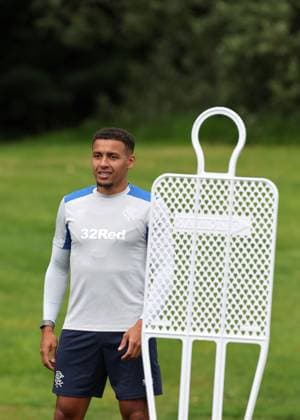 Rangers captain James Tavernier training ahead of tomorrow s Champions League second leg qualifying match against Panathinaikos. Rangers Training - The Rangers Training Centre, Glasgow, Lanarkshire, Scotland, UK - 29 Jul 2025Glasgow The Rangers Training Centre Lanarkshire United Kingdom  Copyright: xO Rourke RangersxFC Shutterstockx 15419009ab