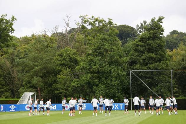 The Rangers squad training ahead of tomorrow s Champions League second leg qualifying match against Panathinaikos. Rangers Training - The Rangers Training Centre, Glasgow, Lanarkshire, Scotland, UK - 29 Jul 2025Glasgow The Rangers Training Centre Lanarkshire United Kingdom  Copyright: xO Rourke RangersxFC Shutterstockx 15419009aw