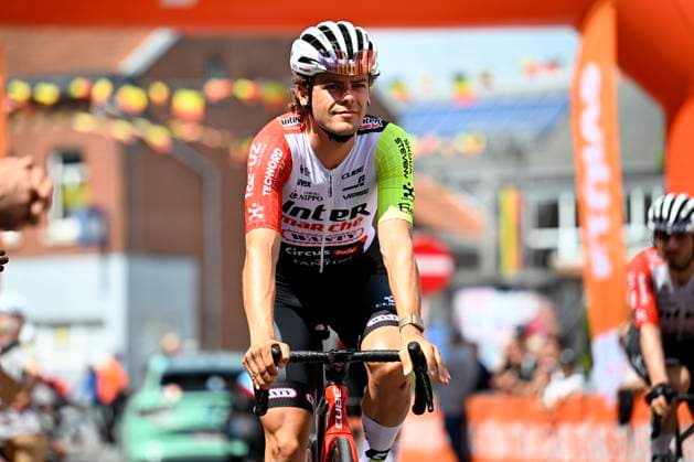 Tour de Wallonie 2025 Stage 4 SERAING, BELGIUM - JULY 29 : Marit Arne (BEL) of Intermarche - Wanty before the start of the race during stage 4 of the 30th edition of Tour de Wallonie an UCI ProSeries 2.Pro cycling road race stage for Men Elite of 163.3 km with start in Welkenraedt and finish in Seraing on July 29, 2025 in Seraing, Belgium, 29 07 2025 ( Motordriver Louis Bidlot - Seraing Belgium  Copyright: xTomasxSiskx