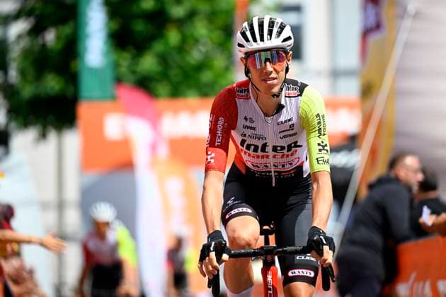 Tour de Wallonie 2025 Stage 4 SERAING, BELGIUM - JULY 29 : Petilli Simone of Intermarche - Wanty before the start of the race during stage 4 of the 30th edition of Tour de Wallonie an UCI ProSeries 2.Pro cycling road race stage for Men Elite of 163.3 km with start in Welkenraedt and finish in Seraing on July 29, 2025 in Seraing, Belgium, 29 07 2025 ( Motordriver Louis Bidlot - Seraing Belgium  Copyright: xTomasxSiskx
