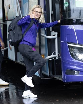 Lionesses leave Switzerland The Lionesses leave Switzerland and head back to the UK after winning the Euros. Sarina Wiegman. 28.07.2025  Copyright: xLouisxWoodx NINTCHDBPICT001012931047