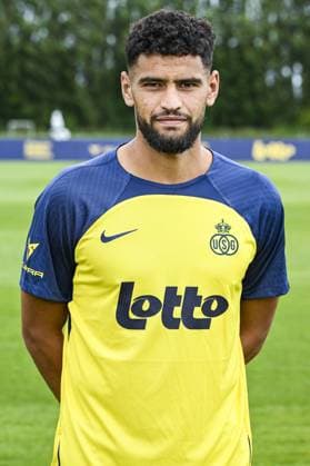 Union s Adem Zorgane poses for a portrait picture at the 2025-2026 season photoshoot of Belgian soccer team Royale Union Saint-Gilloise, Tuesday 29 July 2025 in Brussels. TOM GOYVAERTS TomxGoyvaerts  x130242706x